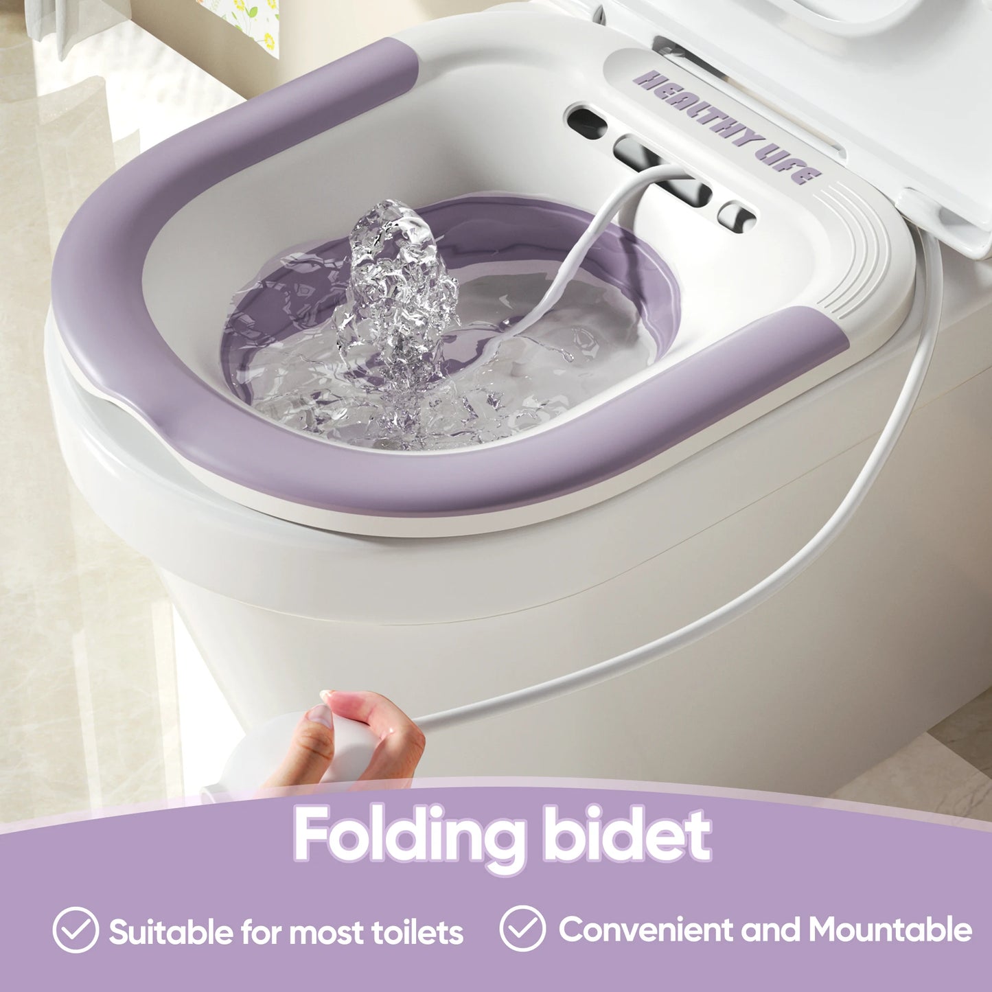 Folding Toilet Sitz Bath